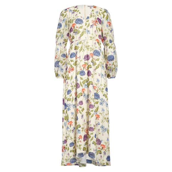 NWT Small Chelsea28 Floral Long Sleeve Maxi Dress - Picture 1 of 3